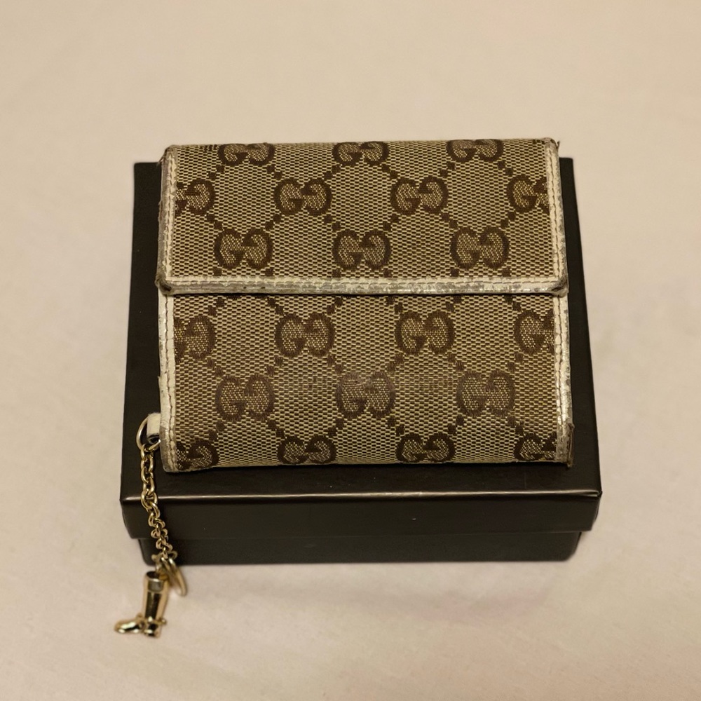 Gucci Canvas Monogram Wallet